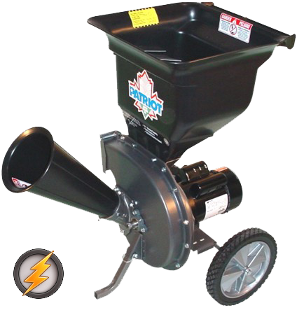 Solid small commercial grinder/shredder for composting and mulch